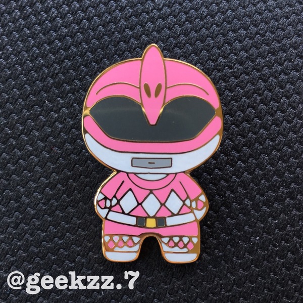 Pink Ranger Enamel Pin Power Rangers