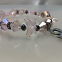 Glass Crystal Hematite Ankh Bracelet  - Thumbnail 1