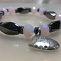 Glass Crystal Hematite Bracelet  - Thumbnail 2
