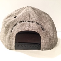 SnapBack- Heather Gray/black bill  - Thumbnail 1