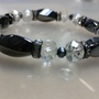 Glass Crystal Hematite Bracelet  - Thumbnail 4