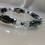 Glass Crystal Hematite Bracelet  - Thumbnail 2