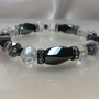Glass Crystal Hematite Bracelet  - Thumbnail 3