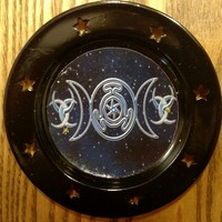 Altar Patens - Hecate, Goddess, Helm of Awe, Eye of Horus - Thumbnail 1