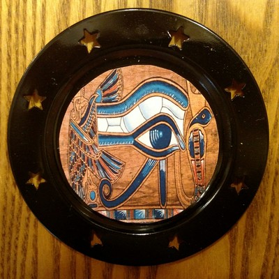 Altar patens - hecate, goddess, helm of awe, eye of horus