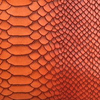 MILLY "Sullivan" Snake-Embossed Leather Clutch - Thumbnail 1