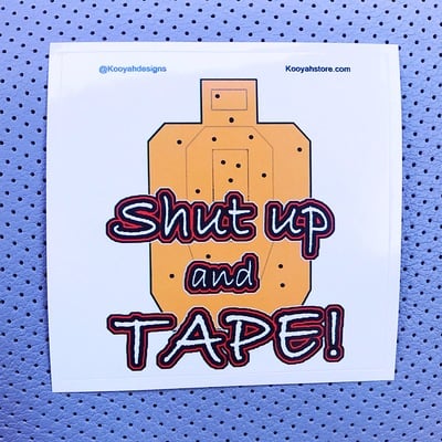 Sandbagger and Shut up & Tape Stickers