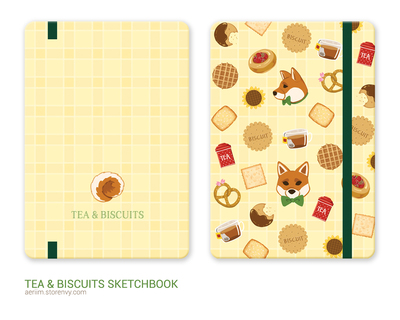 Tea & Biscuits - Sketchbook