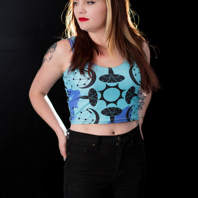 Bentobyte celestial crop top