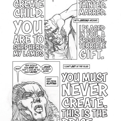 Morningstar issue 6 sketchbook