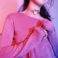 Free Shipping-TRANSPARENT PUNK CHOKER - Thumbnail 4