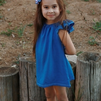 Denim Folded Flower - Thumbnail 3