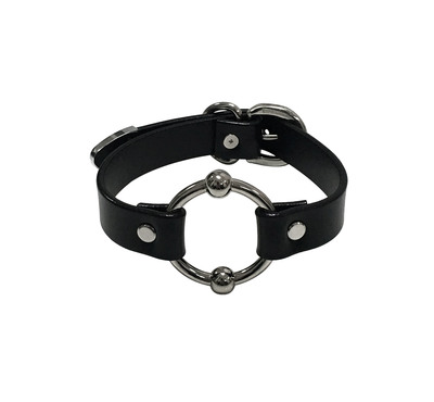 Anise Choker ( Black + Silver )