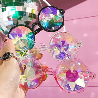 Kaleidoscope illusion sunglasses