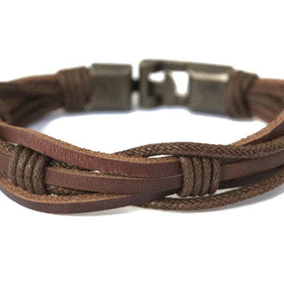 Men&#39;s leather bracelet mens gift gifts under 20 boyfriend gift for dad husband gift mens bracelet mens gift anniversary gift for him