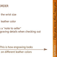 Sale Gift for her Gift for him Hidden Secret Message Bracelet Mens Personalized Leather Bracelet Boyfriend gift Fiance Gift for Boyfriend - Thumbnail 1