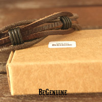 Men&#39;s Leather bracelet Mens Gift Gifts Under 20 Boyfriend Gift For Dad Husband Gift Mens Bracelet Mens gift Anniversary Gift for Him - Thumbnail 2