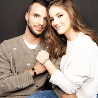 Engagement Gift His and Her Personalized Bracelets for Couples Infinity Bracelet Leather Couples Jewelry Matching Couples Gift bracelets - Thumbnail 1