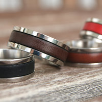 Set of 2 Promise rings for couples Promise Rings His and Her Promise Rings Matching Promise Rings Couples Gift for Couple Matching Jewelry - Thumbnail 4