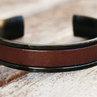 Personalized Anniversary 3rd Anniversary Gifts for Men Boyfriend Birthday Gift Mens Custom Bracelet Personalized Gift for Him Titanium Cuff - Thumbnail 3