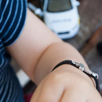 Kids Leather Bracelet for Boy Christian Faith Gift Child Bracelet Kids Jewelry Christian Baptism Son Bracelet Gift for Son Daughter - Thumbnail 2