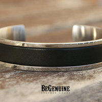 Anniversary gift for Men Gift for husband Custom Bracelet Birthday Gift for Men jewelry unique Gifts for men Gift for Dad Bracelet Leather - Thumbnail 2