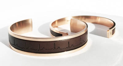 Heartbeat Bracelet Love Bracelet Couples Personalized Gift Rose Gold Bracelet Handwriting Jewelry Memorial Gift Personalized Gift For Couple