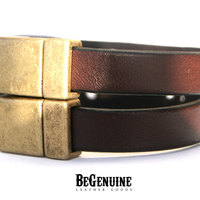 His and Hers Bracelet, Gift for Couple, Christian Couples bracelet Leather, Love Bronze Bracelet, Couples jewelry, Leather Bracelet - Thumbnail 3