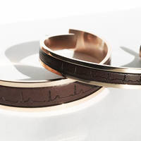 Heartbeat Bracelet Love Bracelet Couples Personalized Gift Rose Gold Bracelet Handwriting Jewelry Memorial Gift Personalized Gift For Couple - Thumbnail 2