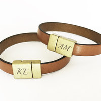 Mother and Daughter Bracelet Set Mothers Day Gift for Mom Leather Bracelet Matching Bracelets Daughter to Mother Gift Women Bracelet for Her - Thumbnail 1