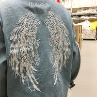 Harajuku fashion new wings cowboy jacket - Thumbnail 1