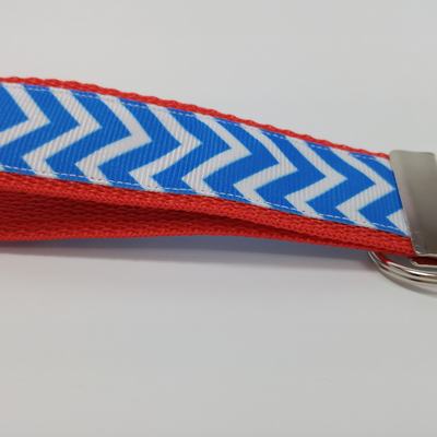 Blue chevron key fob - Thumbnail 2