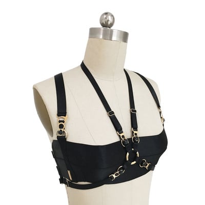 Fentai bra ( black + gold )