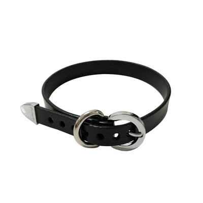 Signature choker ( black + silver )