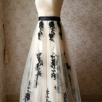 Romantic Ivory Simple Wedding Dresses Embroidery Lace Maxi Wedding Dresses 2020 Custom Plus Size, Sweet Heart Neckline - Thumbnail 2