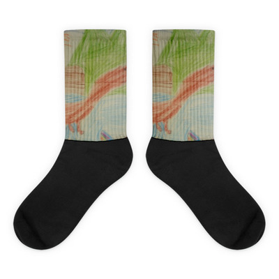 The beaver kid art socks by michael david