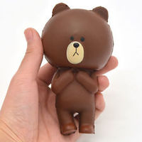Jumbo Bear Line Squishy Charm 'I Love Dolls' - Thumbnail 1