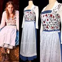 P115 COSPLAY beauty and beast princess belle Costume tailor made 2017 version - Thumbnail 1