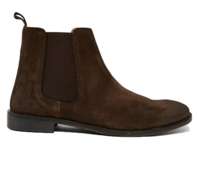 Handmade Chelsea Brown Suede Leather Boots  Dress Formal Boots Men's