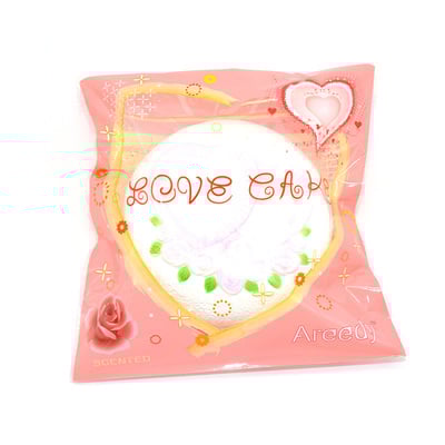Jumbo love heart cake squishy charm areedy - Thumbnail 3