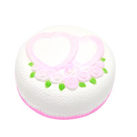 Jumbo Love Heart Cake Squishy Charm Areedy - Thumbnail 3