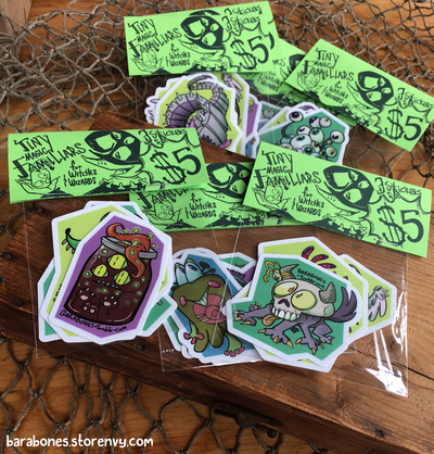 Magic Familiars Sticker Pack