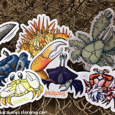 Crab stickers - Thumbnail 5