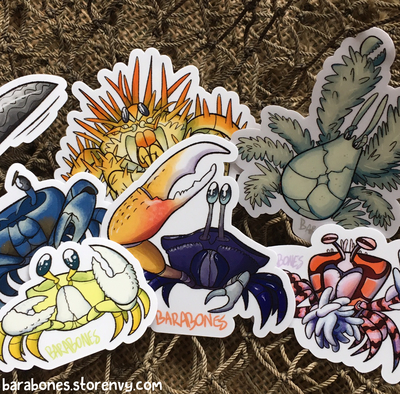 Crab Stickers