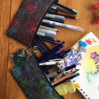 Toothy Roses Pencil Case - Thumbnail 3