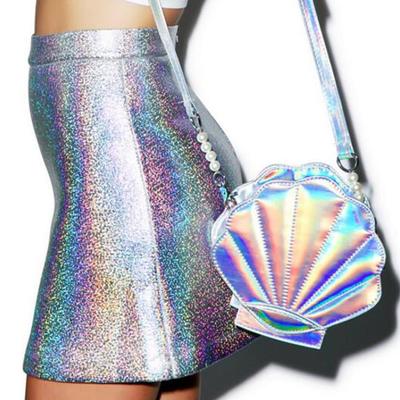 Hologram mermaid shell bag