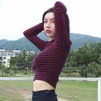 90's Anime Girl Cropped Top - Thumbnail 1