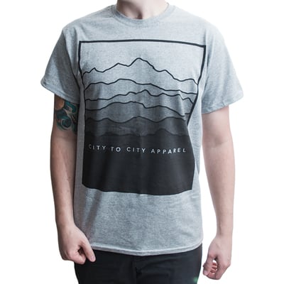 Fade away mountains t-shirt