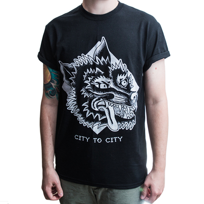 Traditional wolf t-shirt