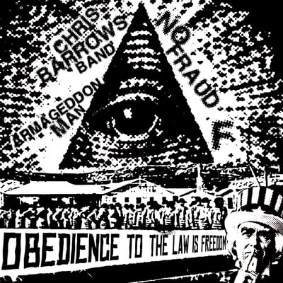 Rgf-065 4 way split vol. 2 (pre-order) chris barrows band/armageddon man/no fraud/f